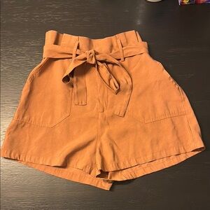 Women's Paper Bag Shorts